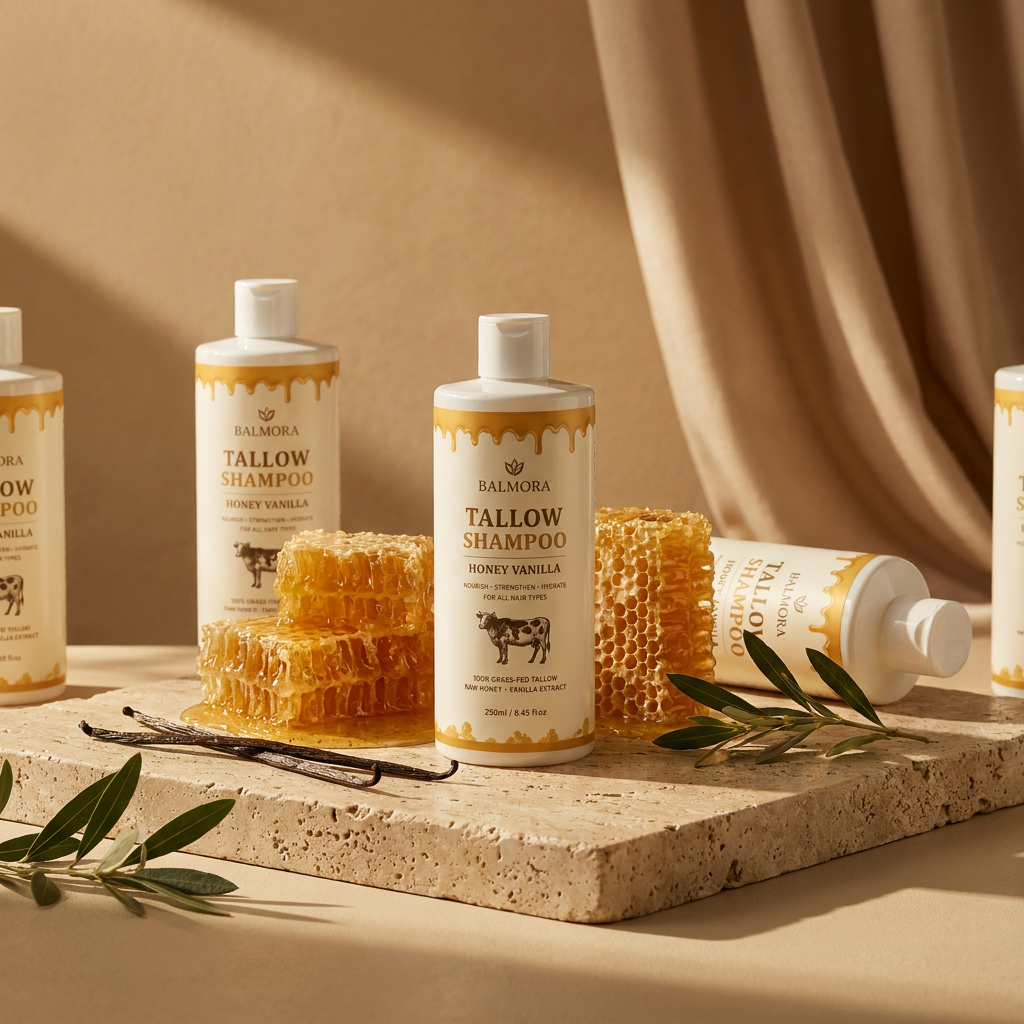 BALMORA Honey Vanilla Tallow Shampoo