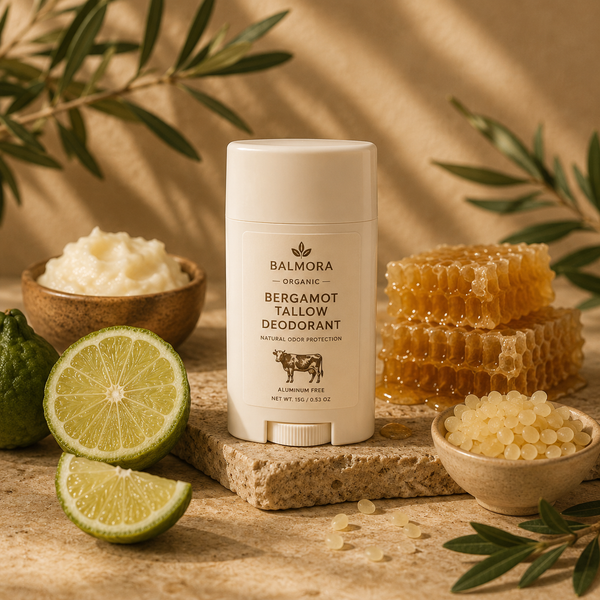 BALMORA Organic Bergamot Tallow Deodorant