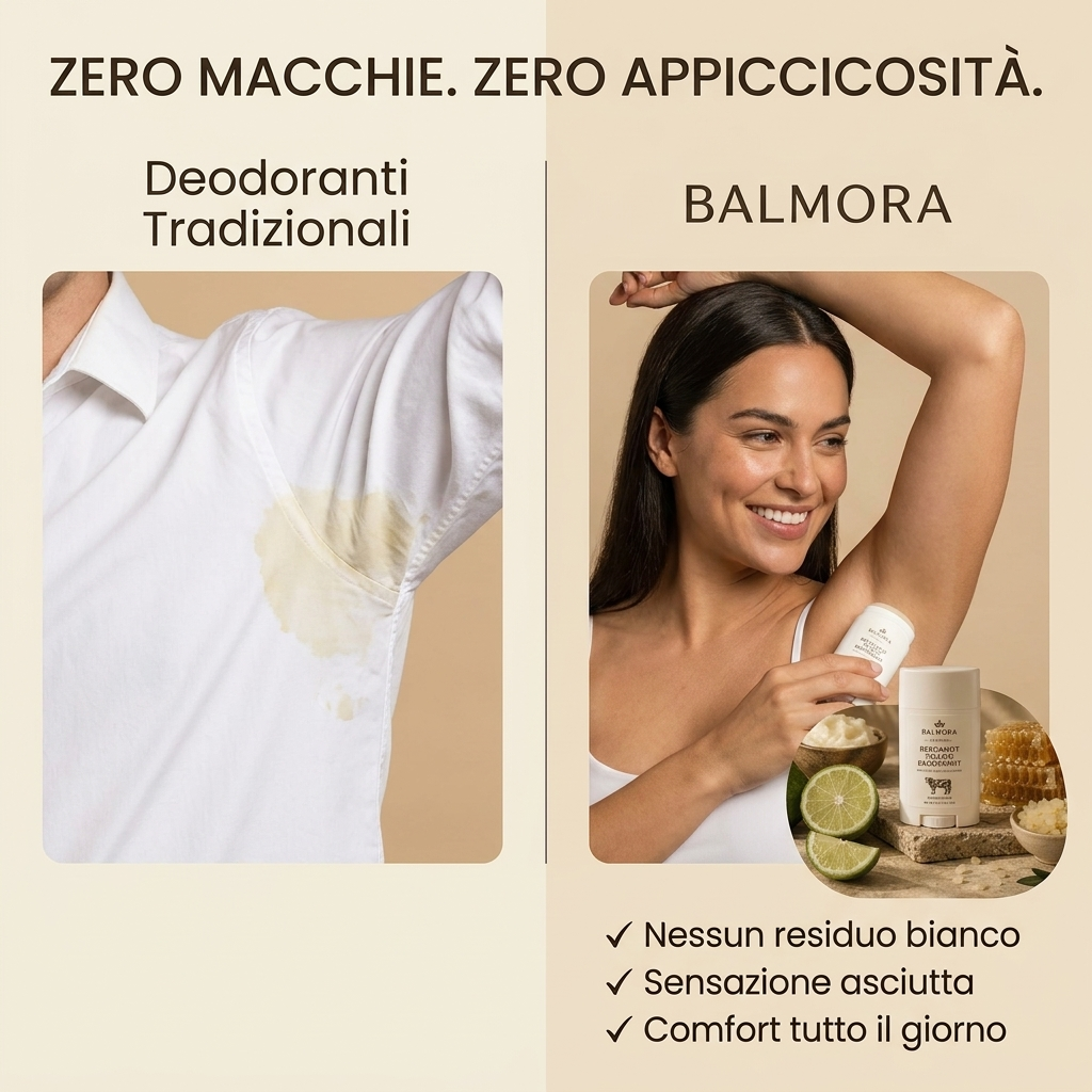BALMORA Organic Bergamot Tallow Deodorant