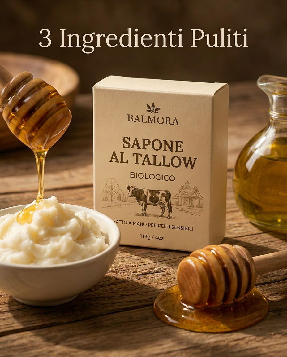 BALMORA Organic Tallow Soap Bar