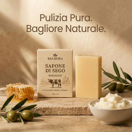BALMORA Organic Tallow Soap Bar