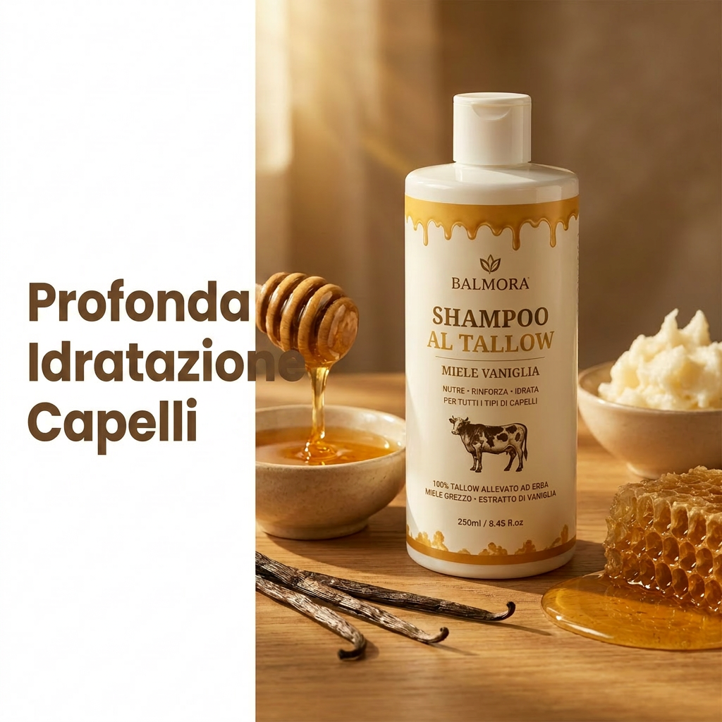 BALMORA Honey Vanilla Tallow Shampoo